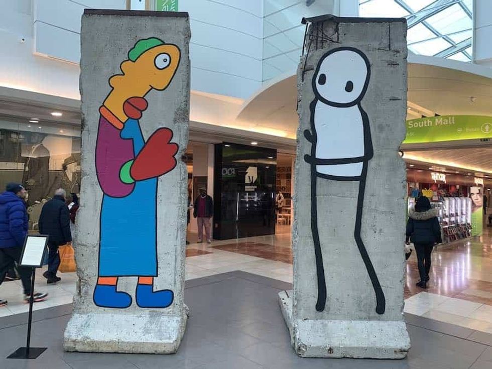 Migration Museum sculptures