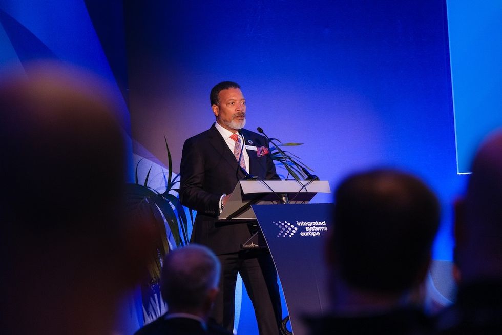 Mike Blackman at ISE 2023