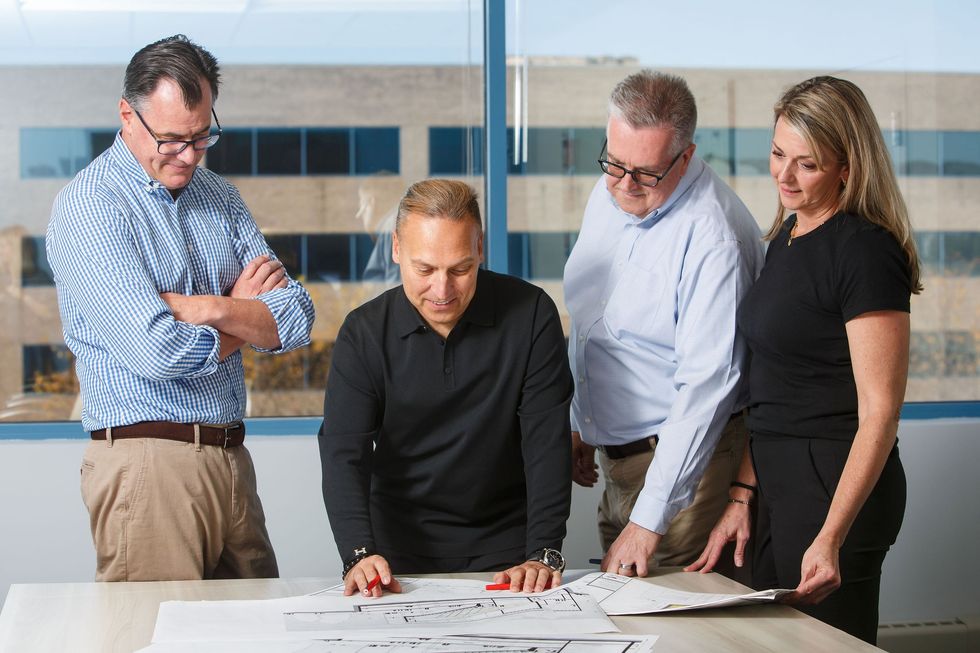 Mike Frueh, SVP Licensing and Distribution, Sal Agosta, SVP Architecture and Design, Sean McAllister, SVP Attraction Development, Kate Magnusson, VP Marketing and Partnerships