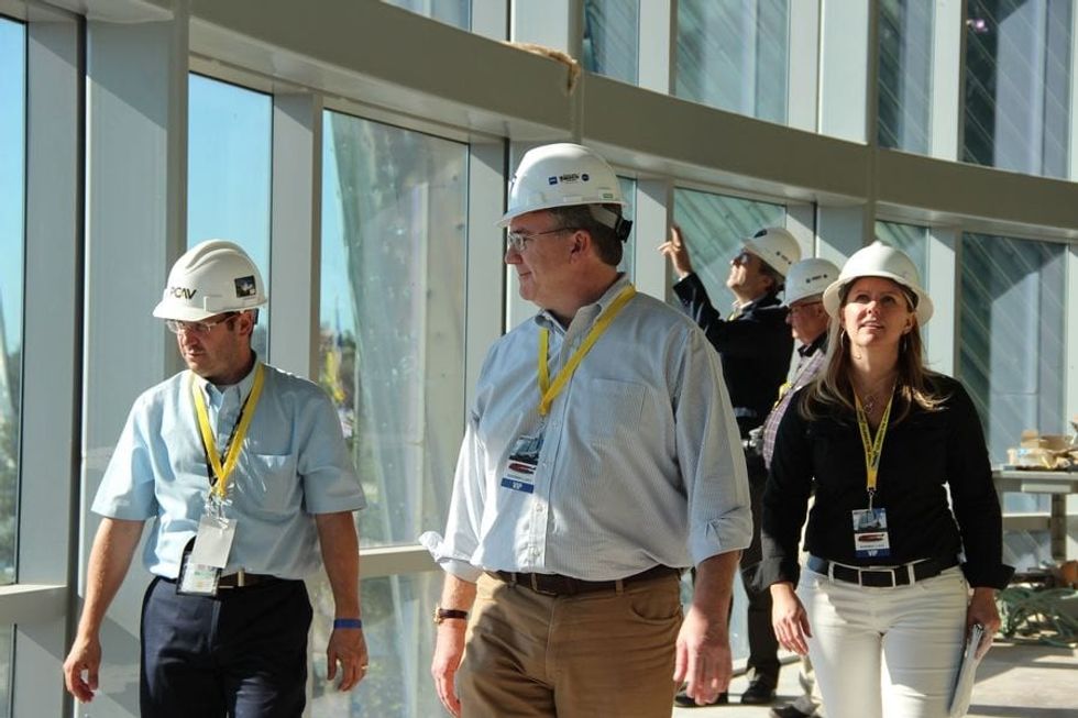 Mike Konzen, Michael Konzen with construction hard hat, PGAV Destinations