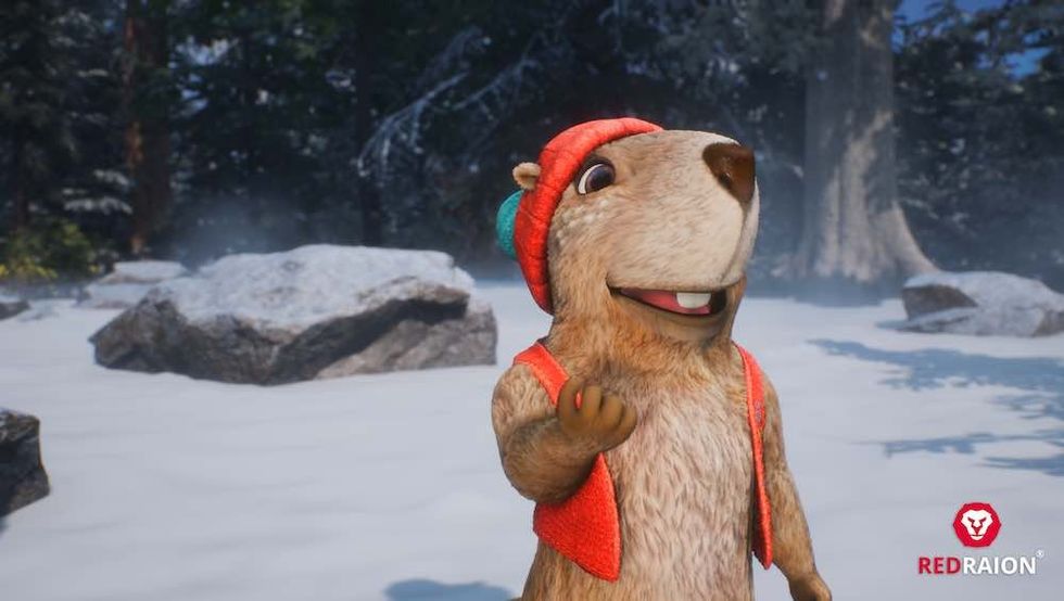 Miko and the Spell of the Stone Red Raion