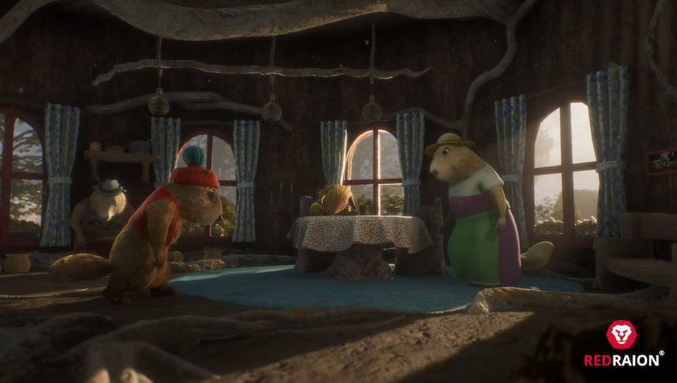 Miko and the Spell of the Stone Red Raion