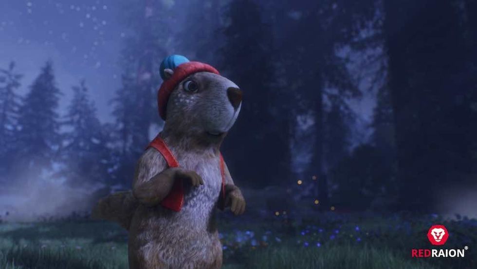 Miko and the Spell of the Stone Red Raion