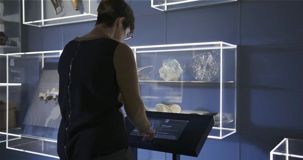 MIT Museum bluecadet