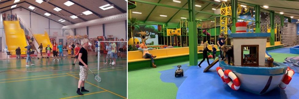 mk themed attractions before and after new theming childrens play area