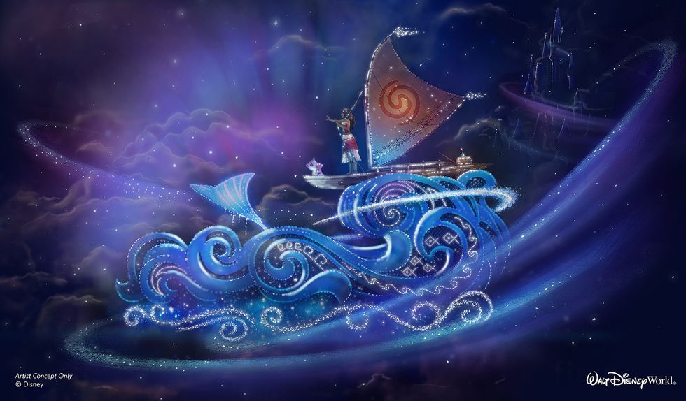 moana disney starlight float
