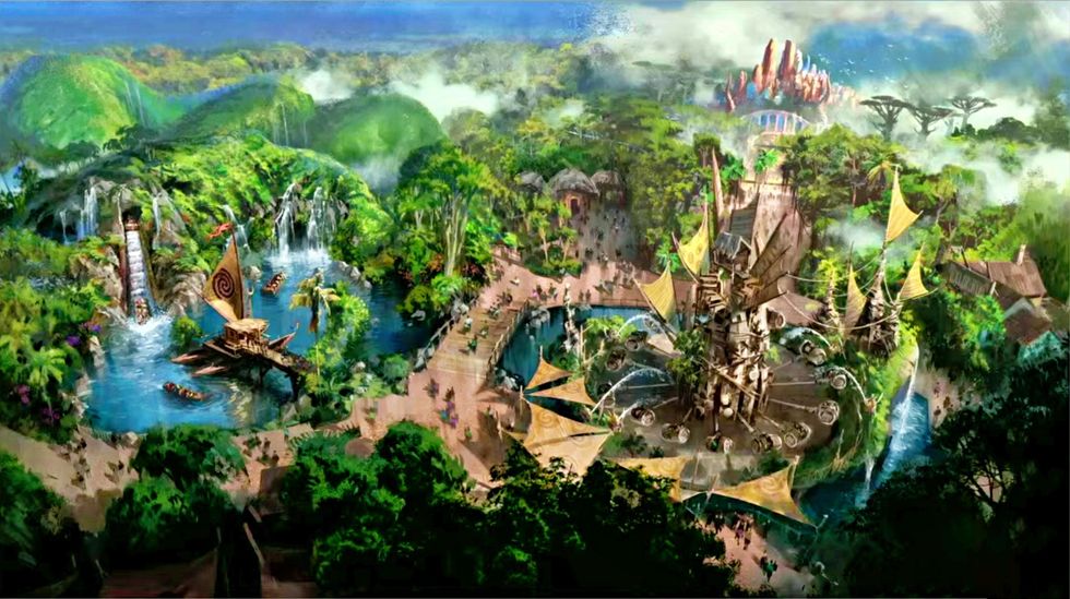 Moana Zootopia disney concept art