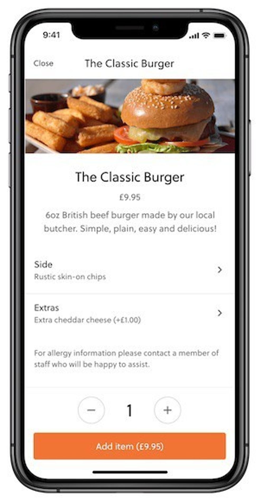 mobile apps for ordering food theme park apps