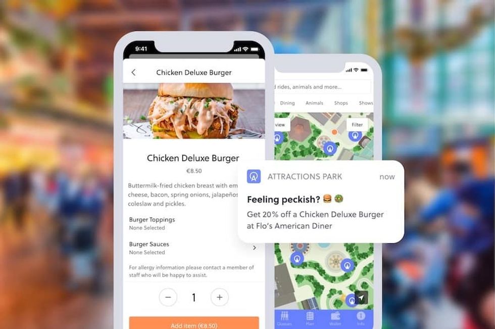 mobile food ordering attractions