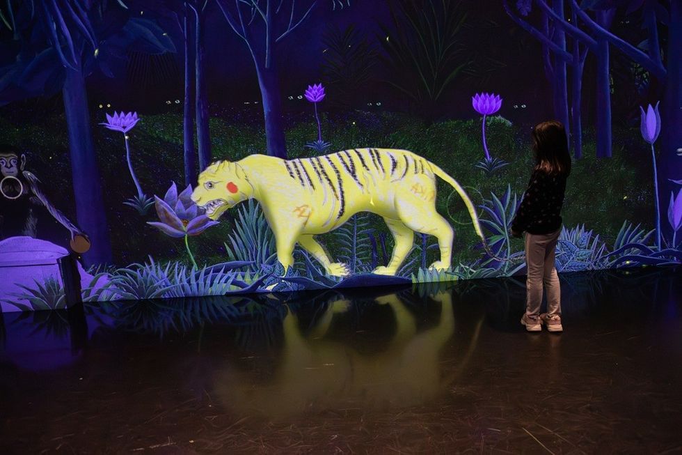 Modulo PiAtelier des Enfants projection © Culturespaces, Charlotte Vignon
