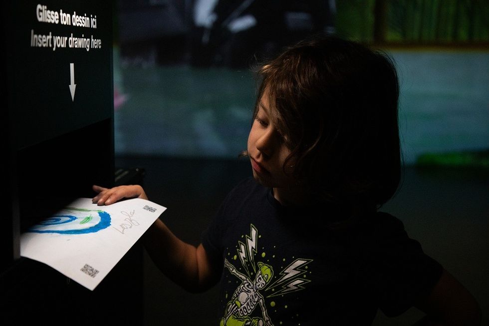 Modulo PiAtelier des Enfants scanner © Culturespaces, Charlotte Vignon