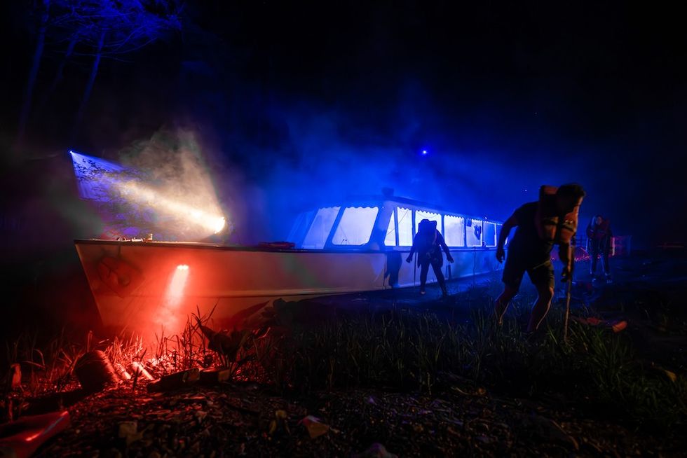 Moment Factory Ghost Boat Wisconsin