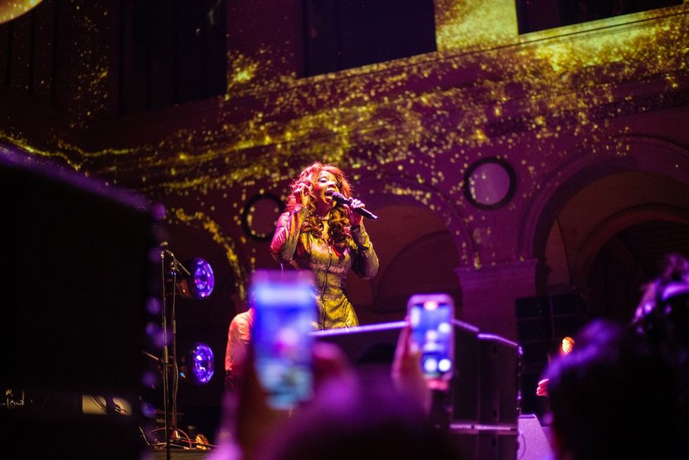 Moment Factory Moet Chandon event Gloria Gaynor