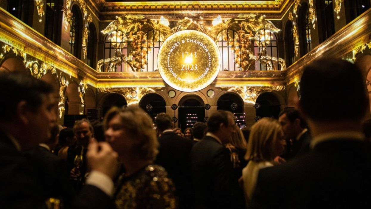 Moment Factory Moet Chandon event