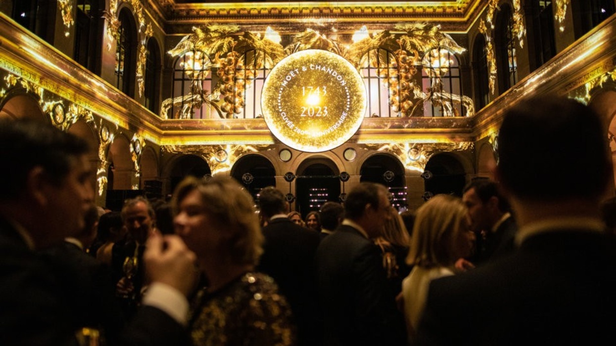 Moment Factory Moet Chandon event