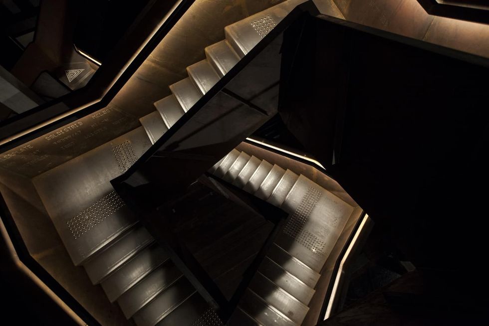 MONA museum-interior---corten-staircase