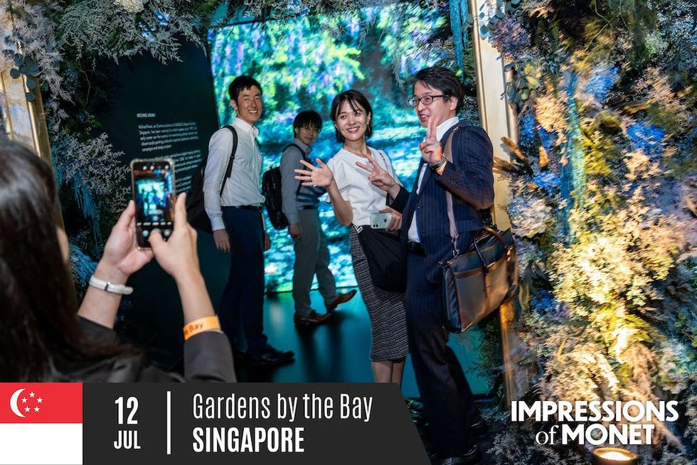 Monet Gardens by the Bay NEON