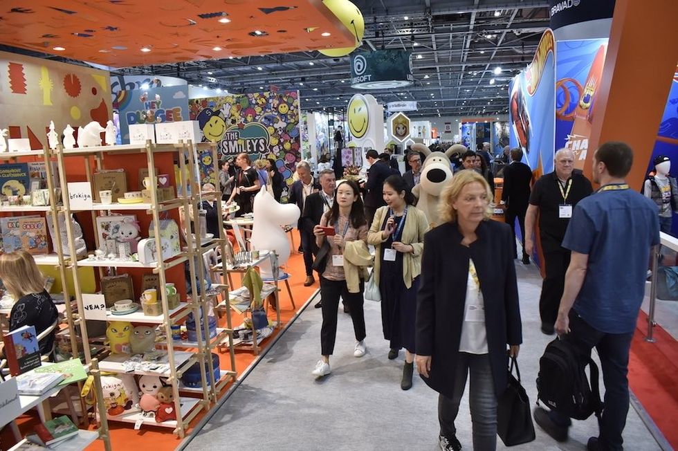 Moomin aisle at Brand Licensing Europe 2019