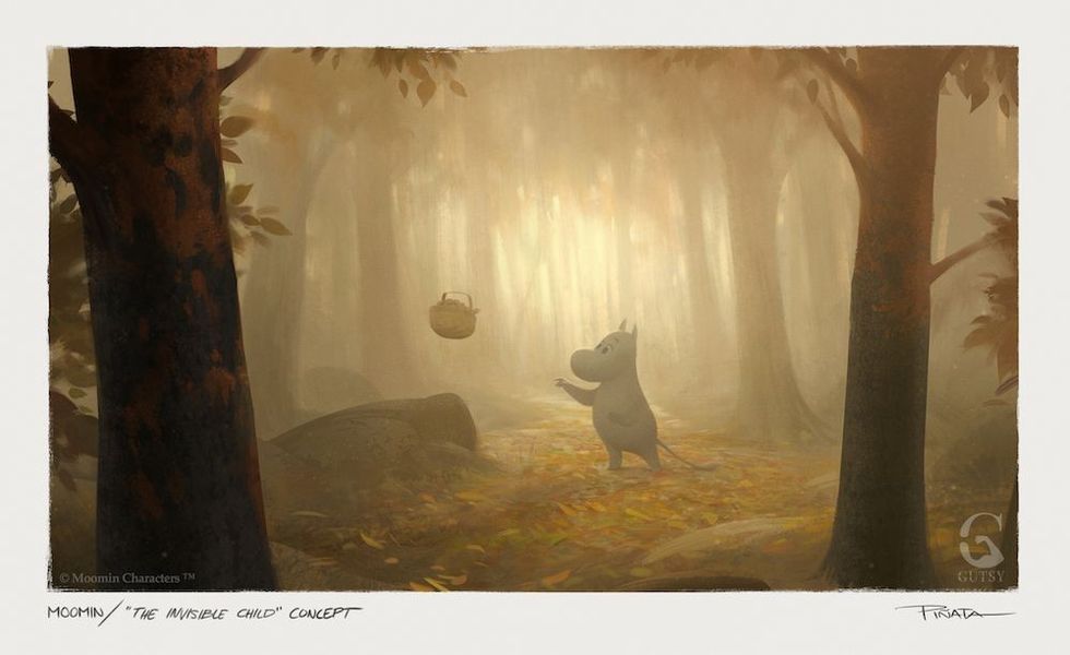 moomin the invisible child concept art