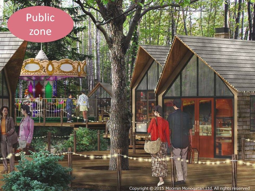 moomin theme park public zone japan