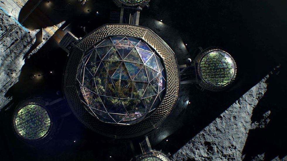 moonbase movie imagery