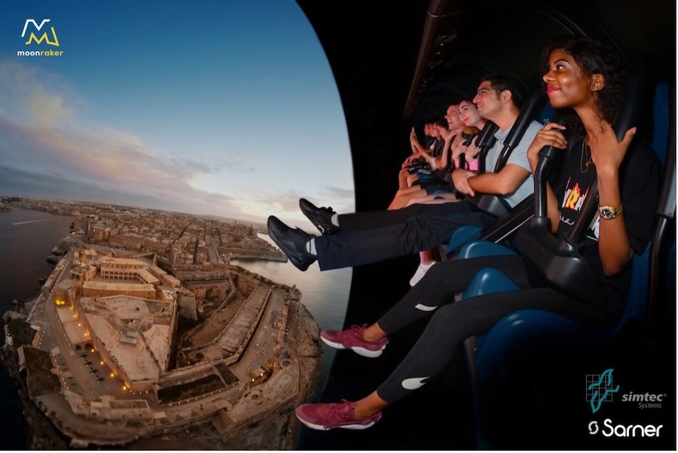 Moonraker created the media content for Flying Ride for Malta, which will open in 2024