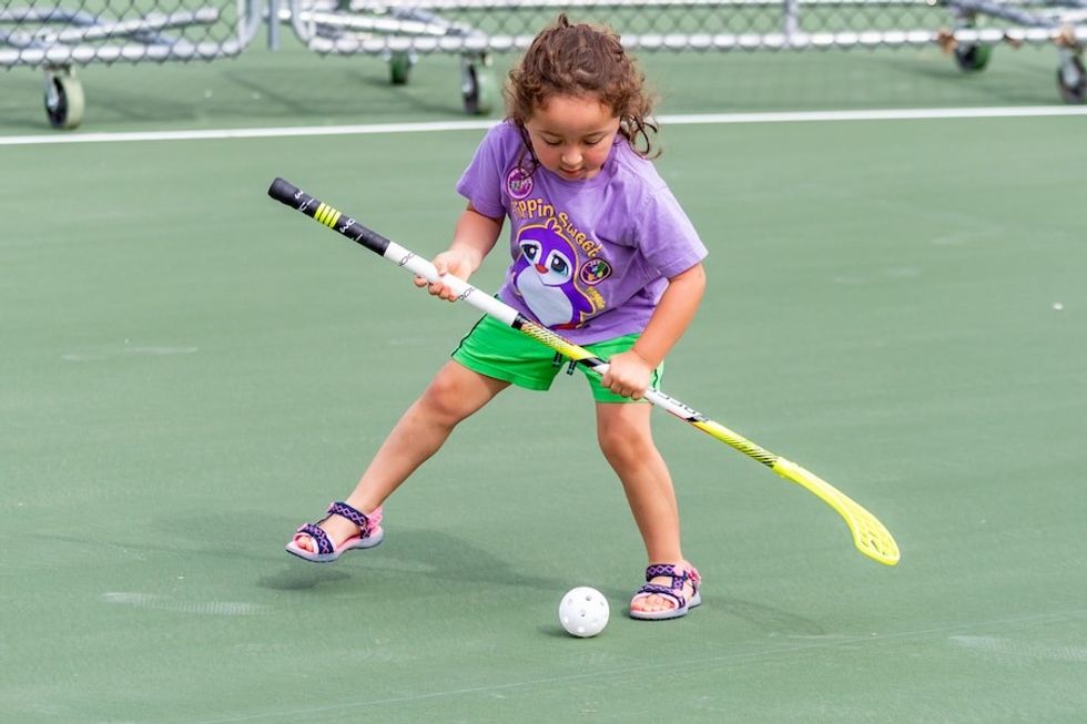 Morgan's sports field air hockey