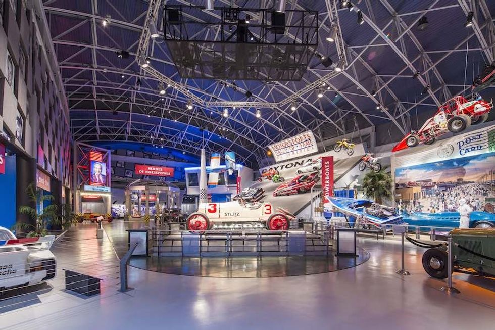Motorsports hall of fame design by JRA