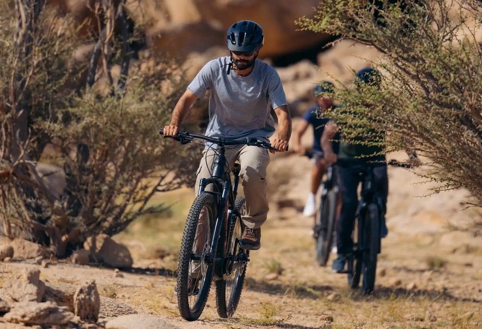 Mountain biking Saudi Warrior Group