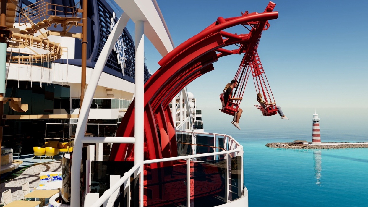 MSC Cruises Cliffhanger ride header