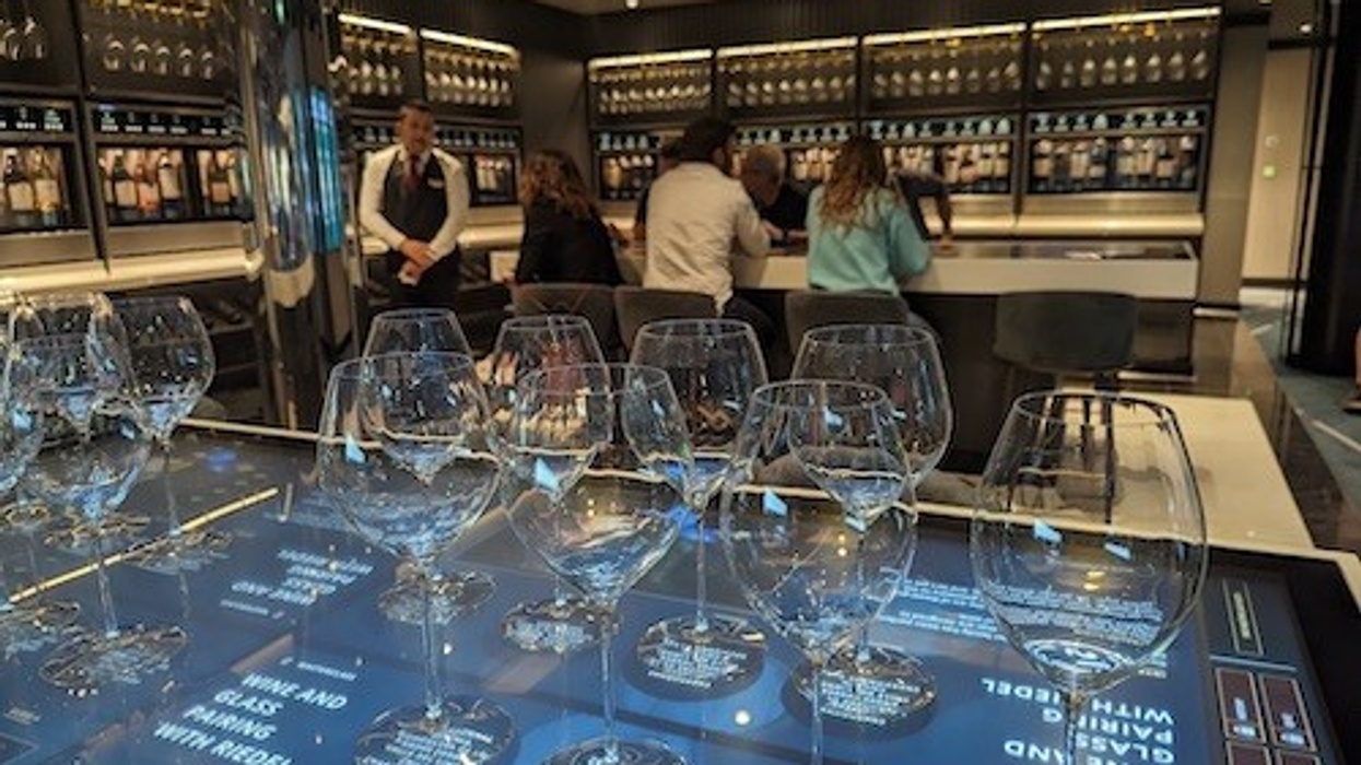 MSC Ideum interactive table with glasses