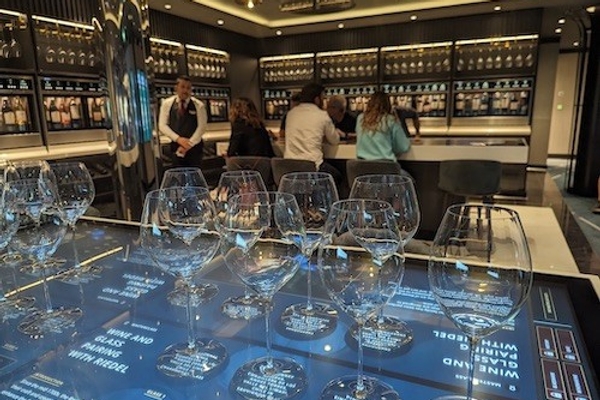 MSC Ideum interactive table with glasses