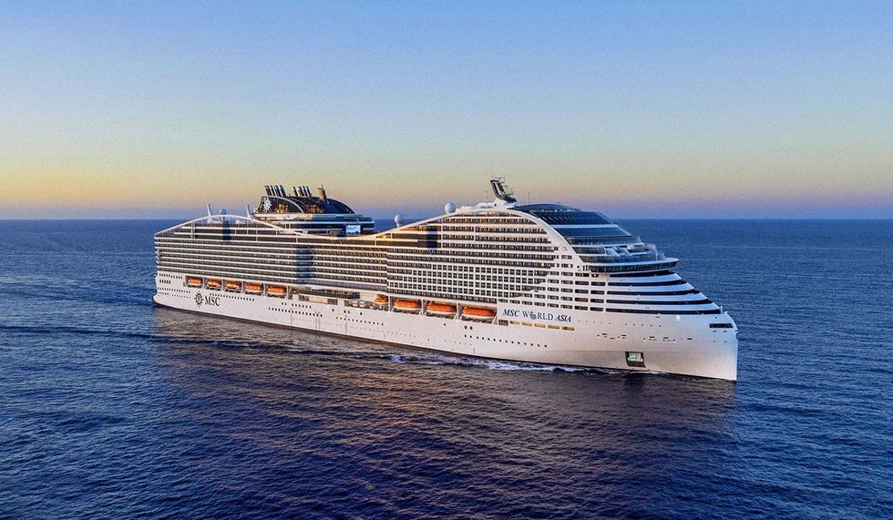 msc world asia cruise ship