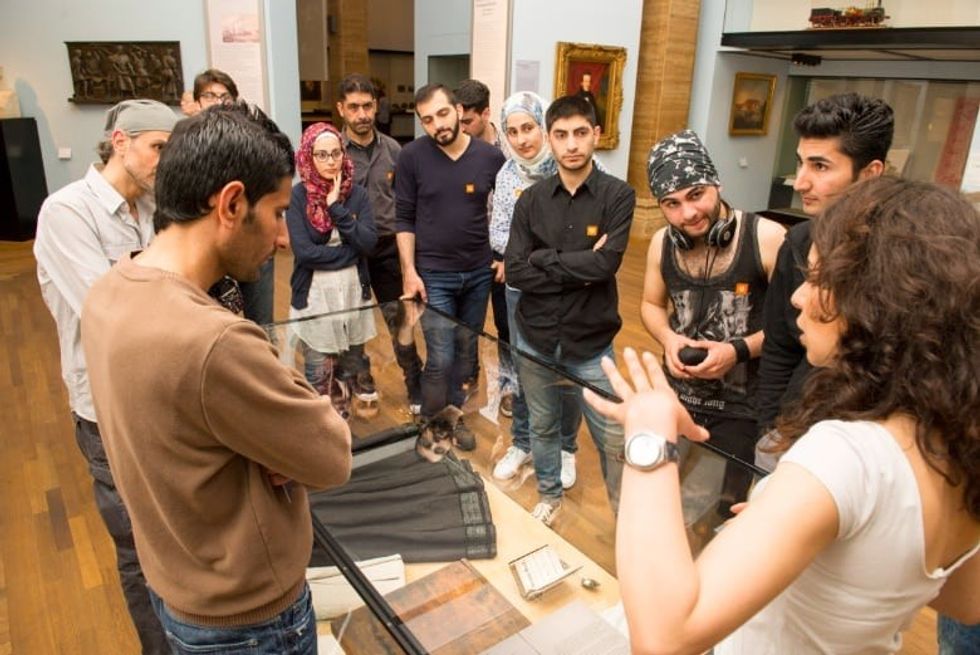 multaka diverse museum audience refugee