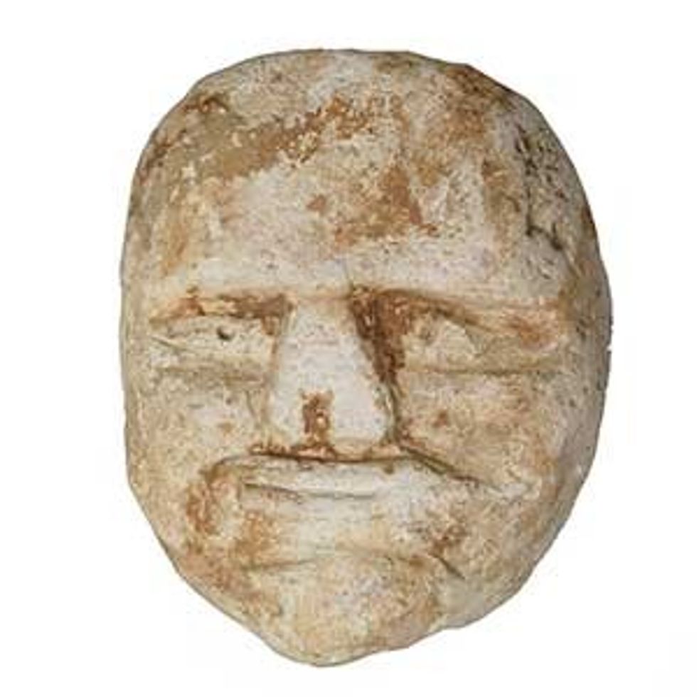 museum of london roman head carving archeology