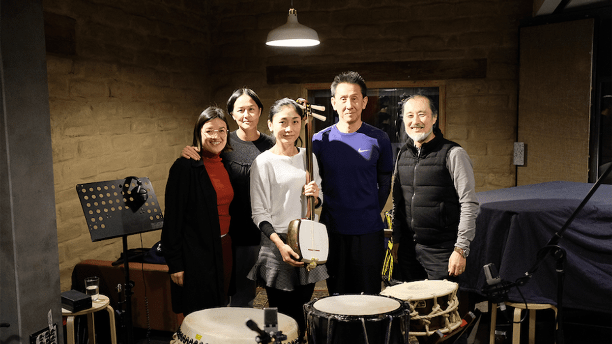 musicians behind the audio experience for Japan Supernatural at the Art Gallery of New South Wales, produced by Art Processors