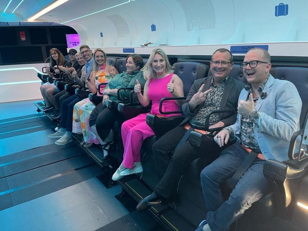 MX4D flying theatre Kennedy Space Center