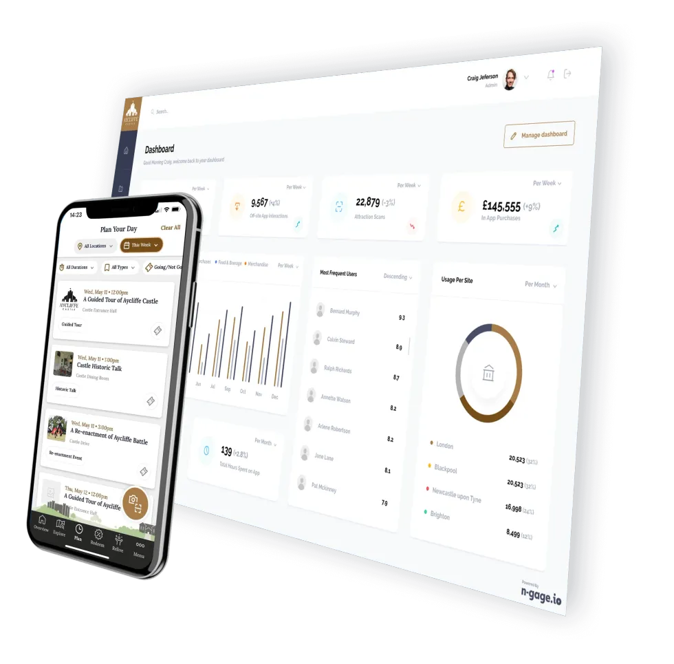 n-gage.io app and management software