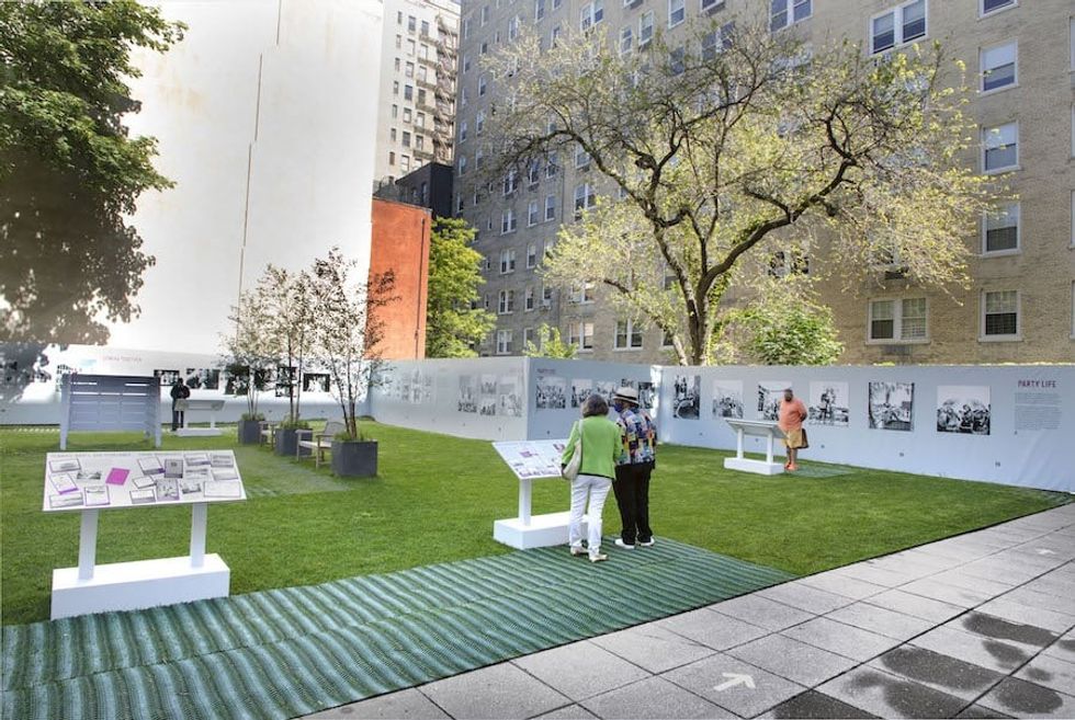 N-YHS outdoor exhibition Safe Haven New-York Historical Society