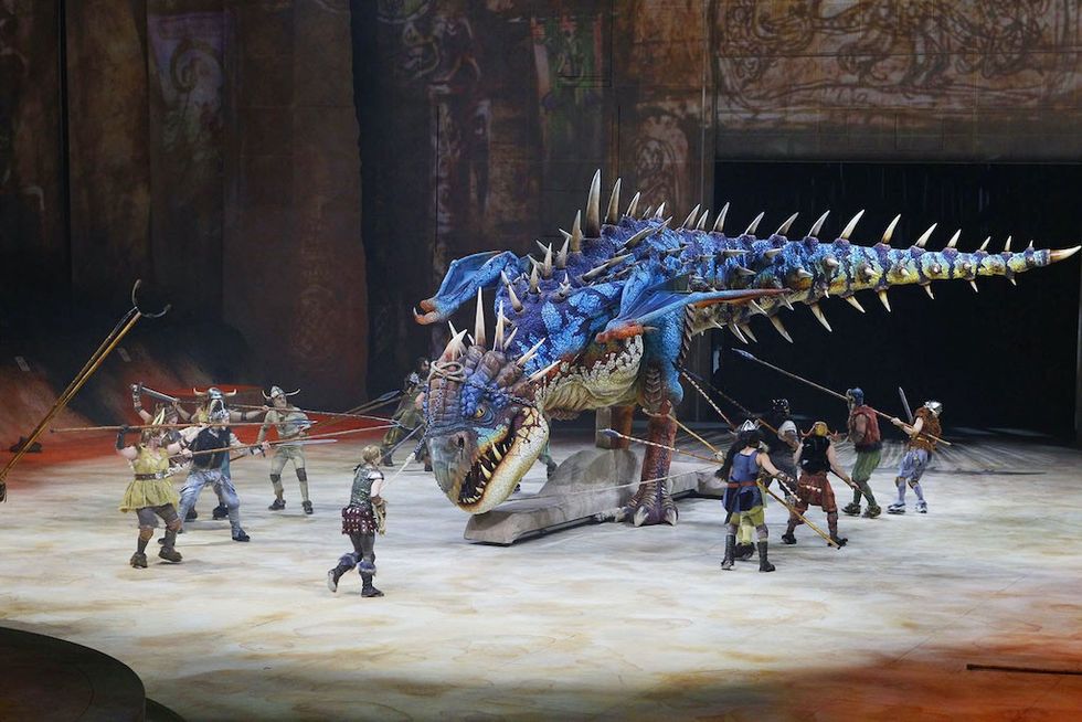 Nadder from How to Train Your Dragon - Arena spectacular