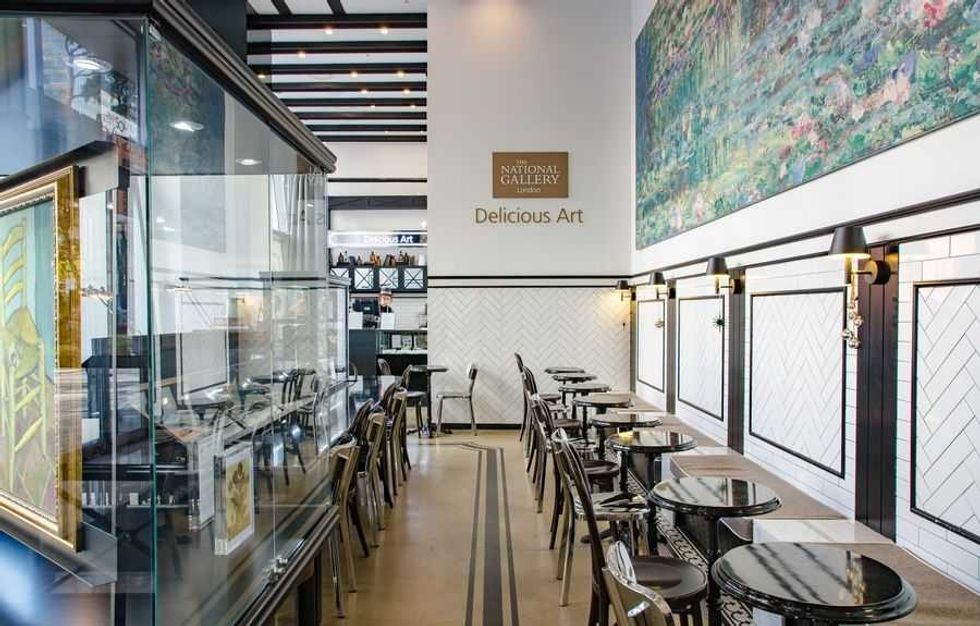 National Gallery Delicious Art Cafe interior seating area