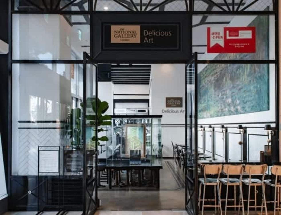 national gallery delicious art cafe seoul south korea.