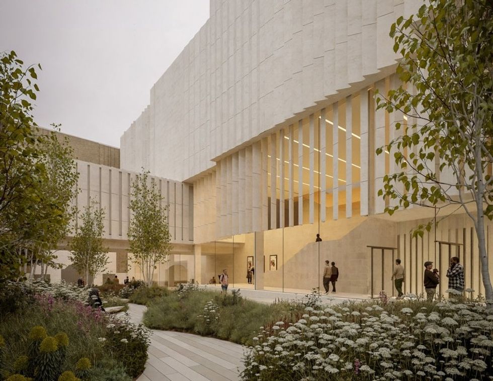 national gallery new entrance