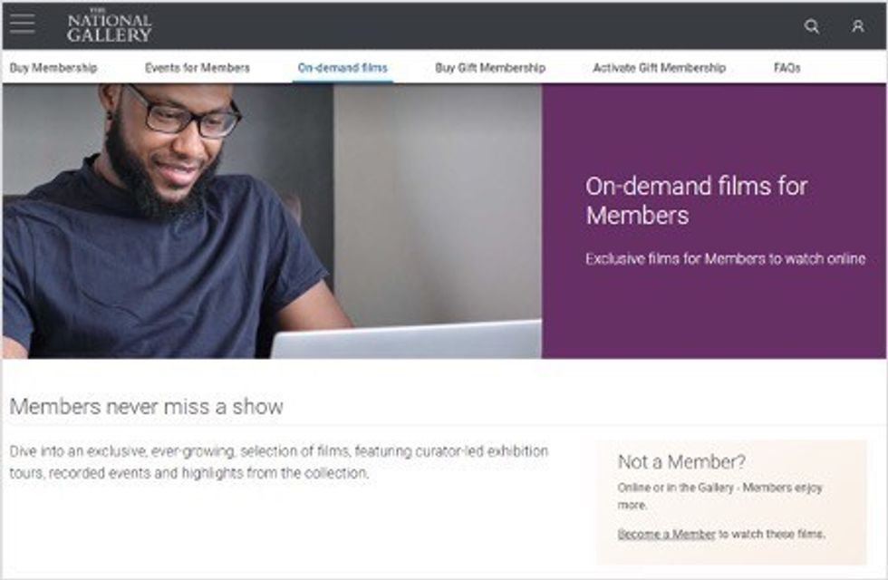 National Gallery on demand members