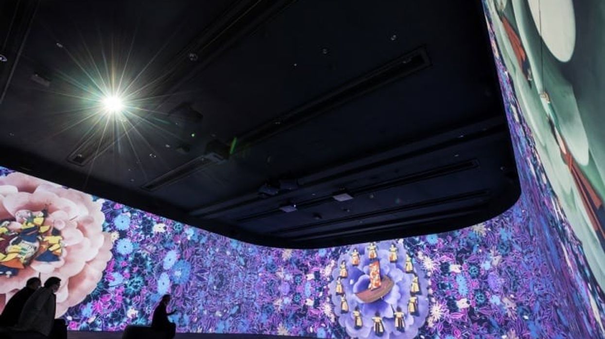 National Museum Korea Christie immersive gallery