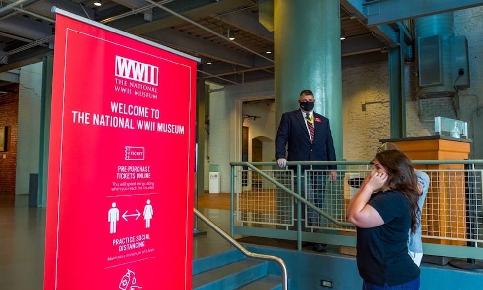 National WWII Museum reopens Guest experience COVID 19