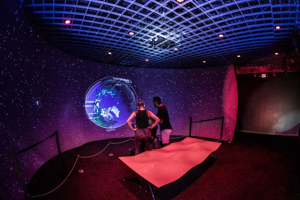 NCMNS GeoDome Panorama with NASAs Eyes