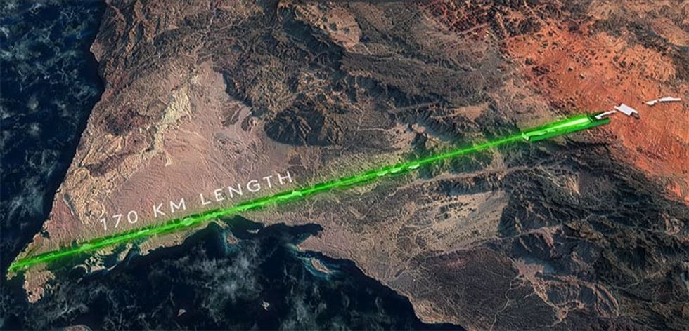 NEOM THE LINE city saudi sustainability