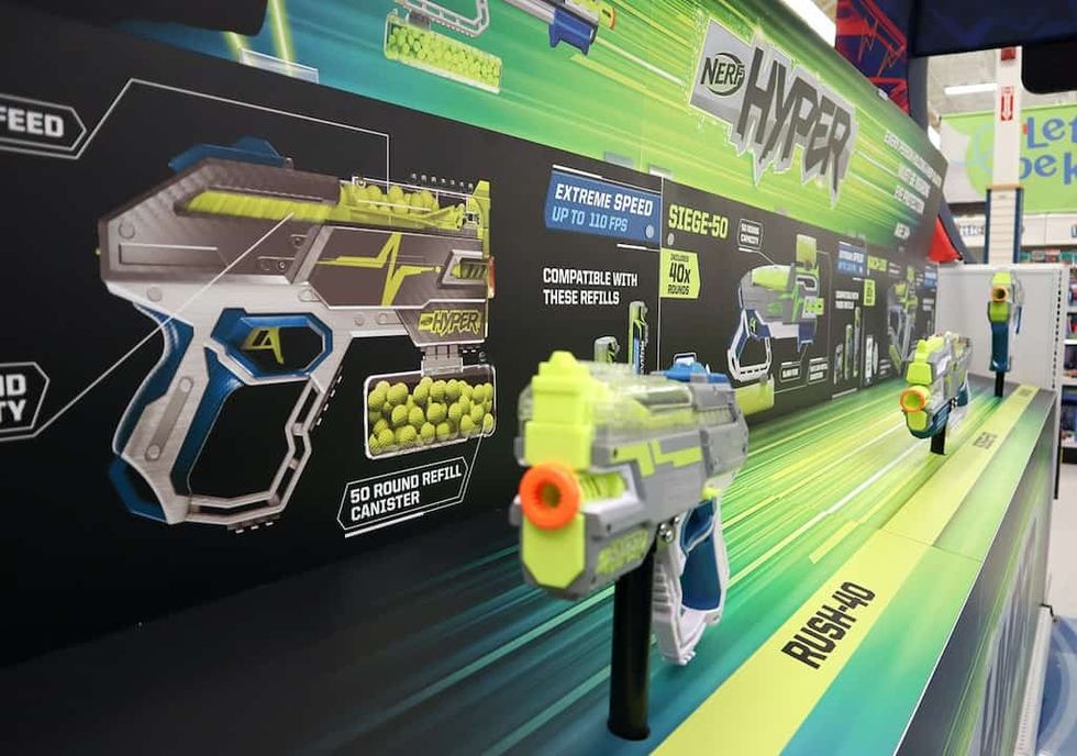 Nerf Hyper Toys r Us showcase