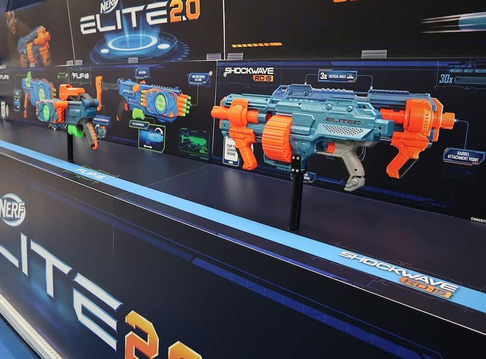 Nerf showcase toys r us